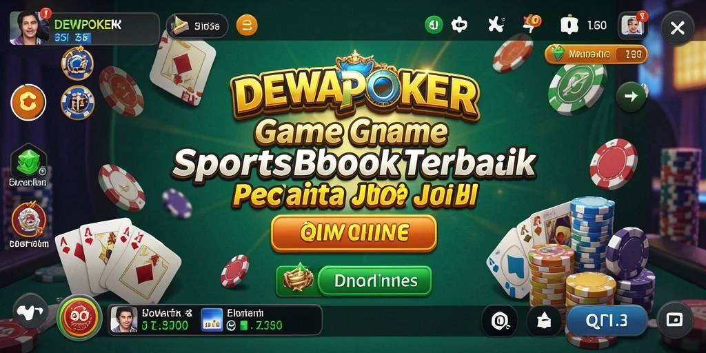 Tampilan gameplay DEWAPOKER yang menarik dan interaktif.