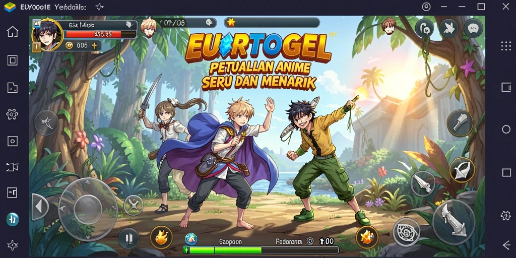 Tampilan gameplay seru dan berwarna dari EUROTOGEL.