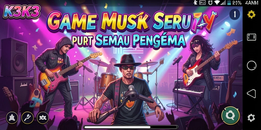 Tampilan screenshot K3K3 yang menunjukkan gameplay seru dan interaktif.