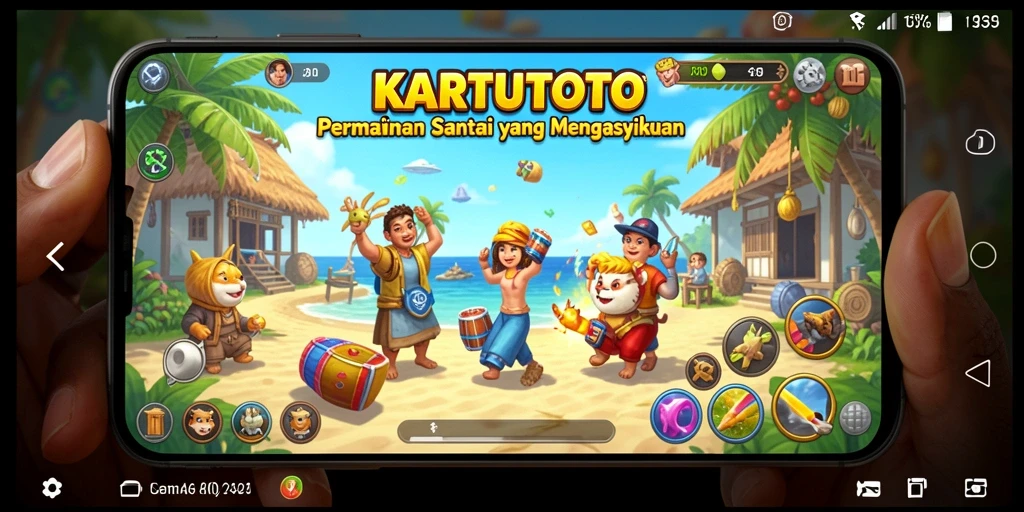 Screenshot utama KARTUTOTO menampilkan gameplay yang seru dan interaktif.