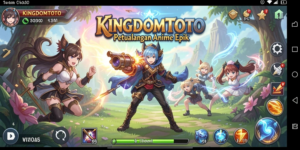 Tampilan dinamis dalam gameplay KINGDOMTOTO yang memukau.
