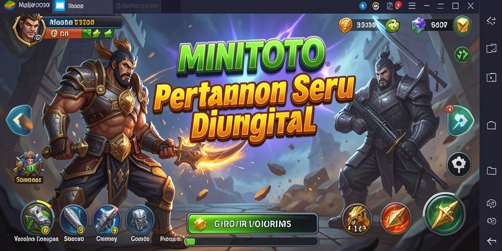 Tangkapan layar gameplay MINITOTO yang menampilkan aksi bertarung yang mendebarkan.