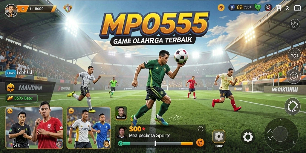 Tampilan gameplay MPO555 yang mendebarkan dan penuh aksi olahraga.