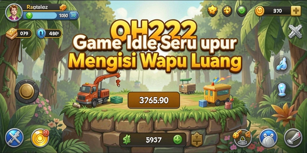 Screenshot gameplay OH222 menampilkan karakter sedang bekerja secara otomatis.
