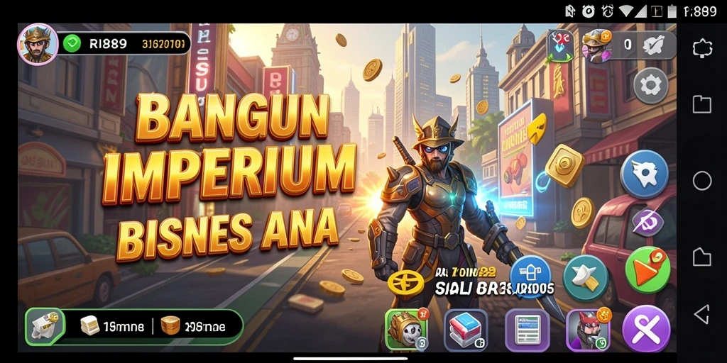 Tampilan gameplay seru dari game Tycoon RI889.