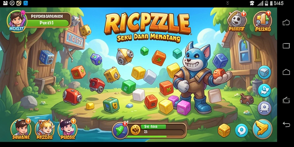Tampilan gameplay RICIS77 yang menantang dan menarik.