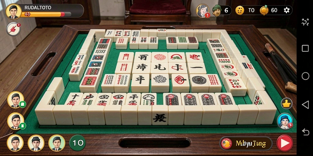 Tampilan gameplay seru dalam RUDALTOTO yang menarik dan menantang.