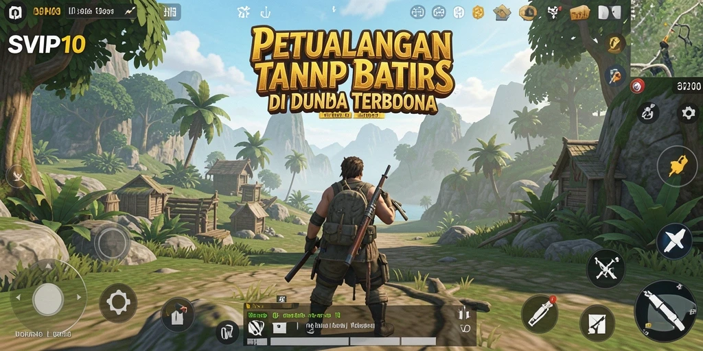 Tampilan gameplay SVIP10 yang menakjubkan dalam dunia terbuka.