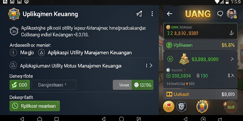 Screenshot aplikasi UANG menunjukkan kemudahan penggunaan dan fitur yang bermanfaat.