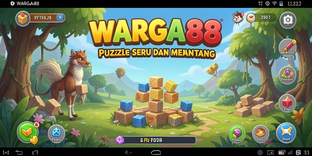 Gameplay seru dan menantang dalam WARGA88.