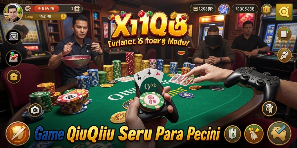 Tampilan gameplay QiuQiu yang menarik dan mendebarkan.