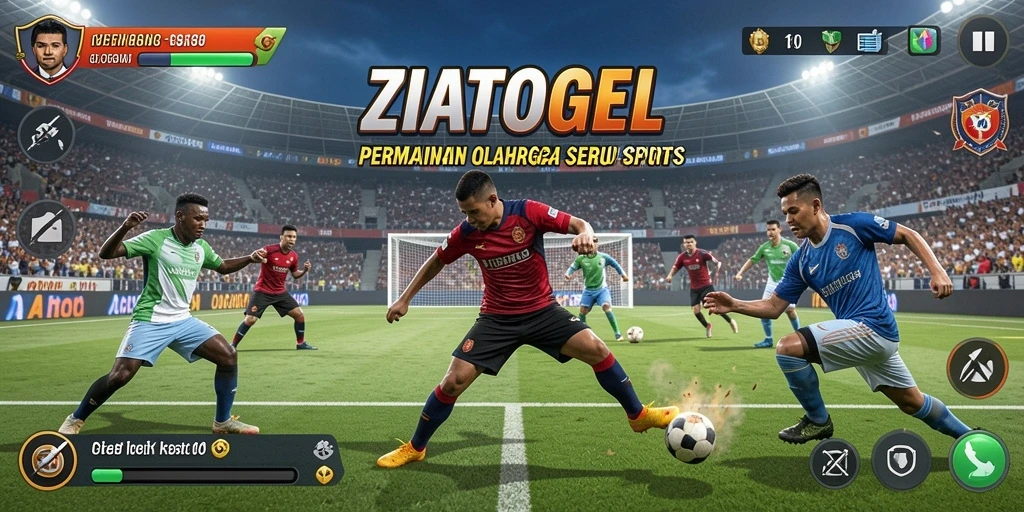 Tampilan gameplay ZIATOGEL yang menarik dan menegangkan.
